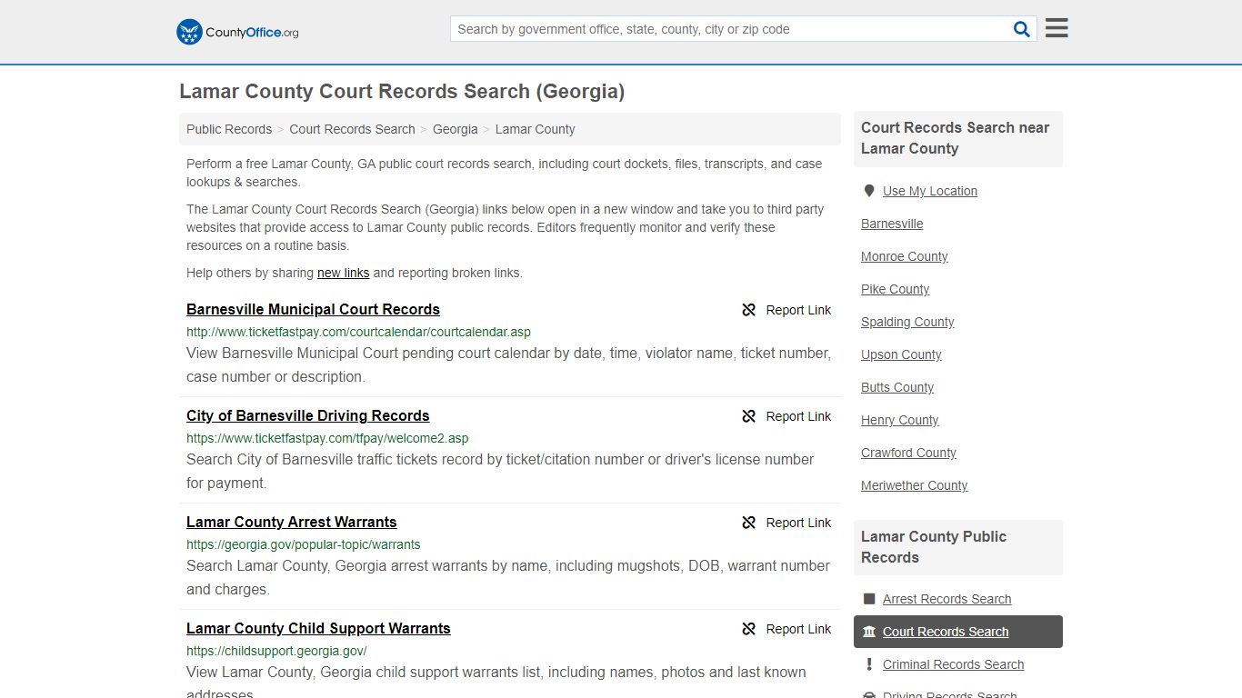 Court Records Search - Lamar County, GA (Adoptions ...